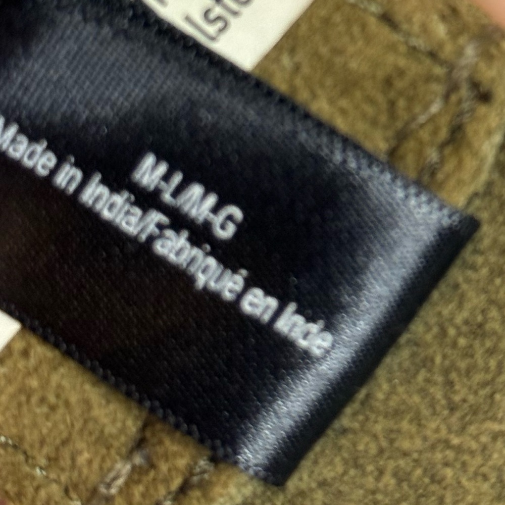 Free people western suede olive green belt - Picture 5 of 7